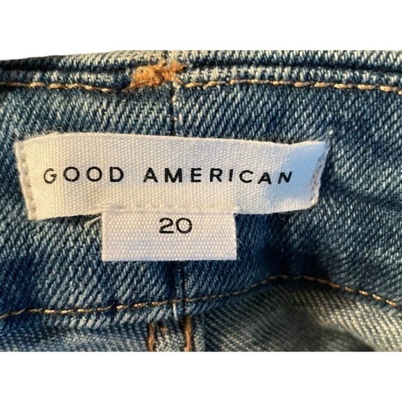 Good American Good Classic Jeans High Rise Medium Wash Size 20 Plus Size - Picture 8 of 8